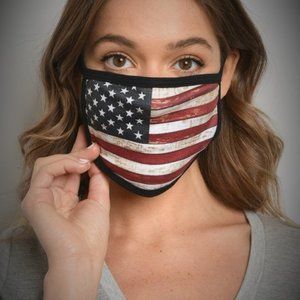 Face Mask Covering Double Layer OS w/BBW Pocketbac